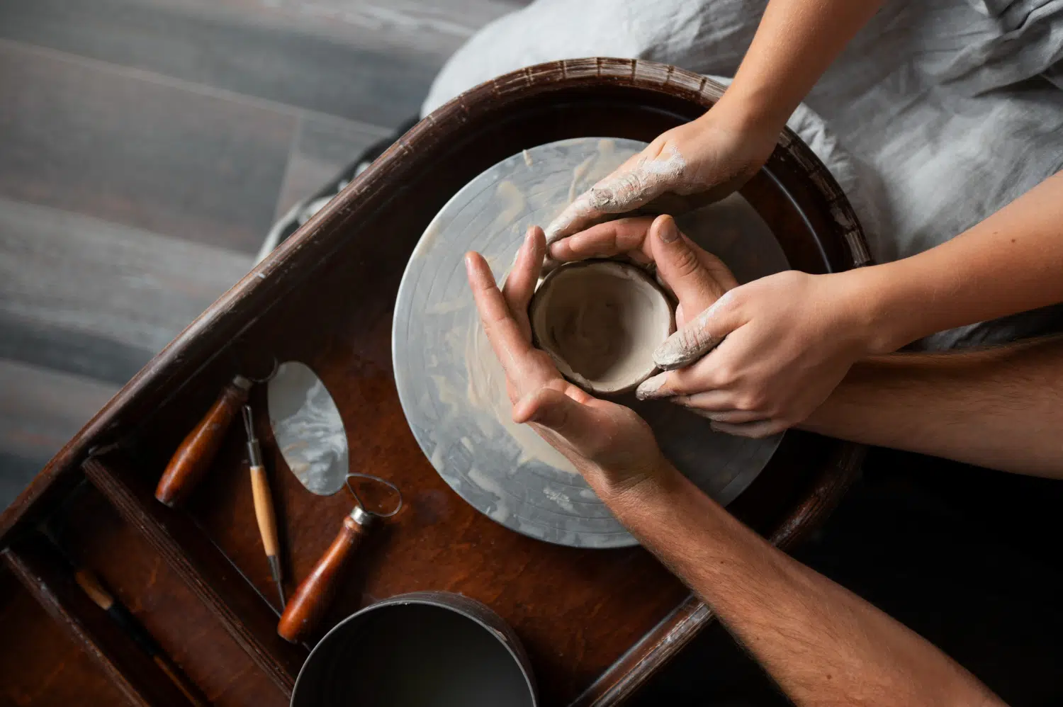 Stage poterie pour progresser en tournage